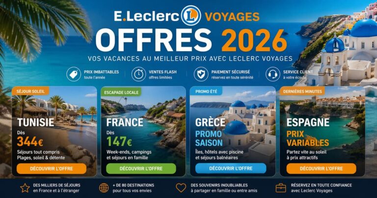 Leclerc Voyages : Offres, Avis et Bons Plans 2026