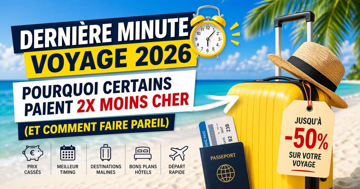 Les 7 stratégies pour voyager moins cher en 2026