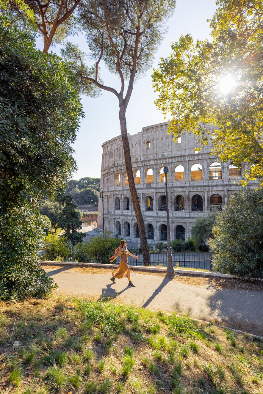 Paysage du Colisée à Rome