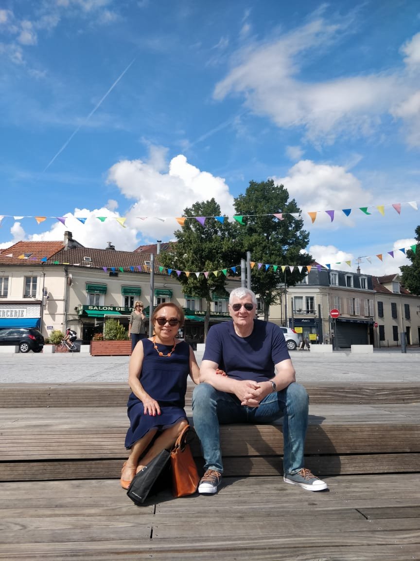 Georges et Marie-Thérèse lors d’une sortie en France