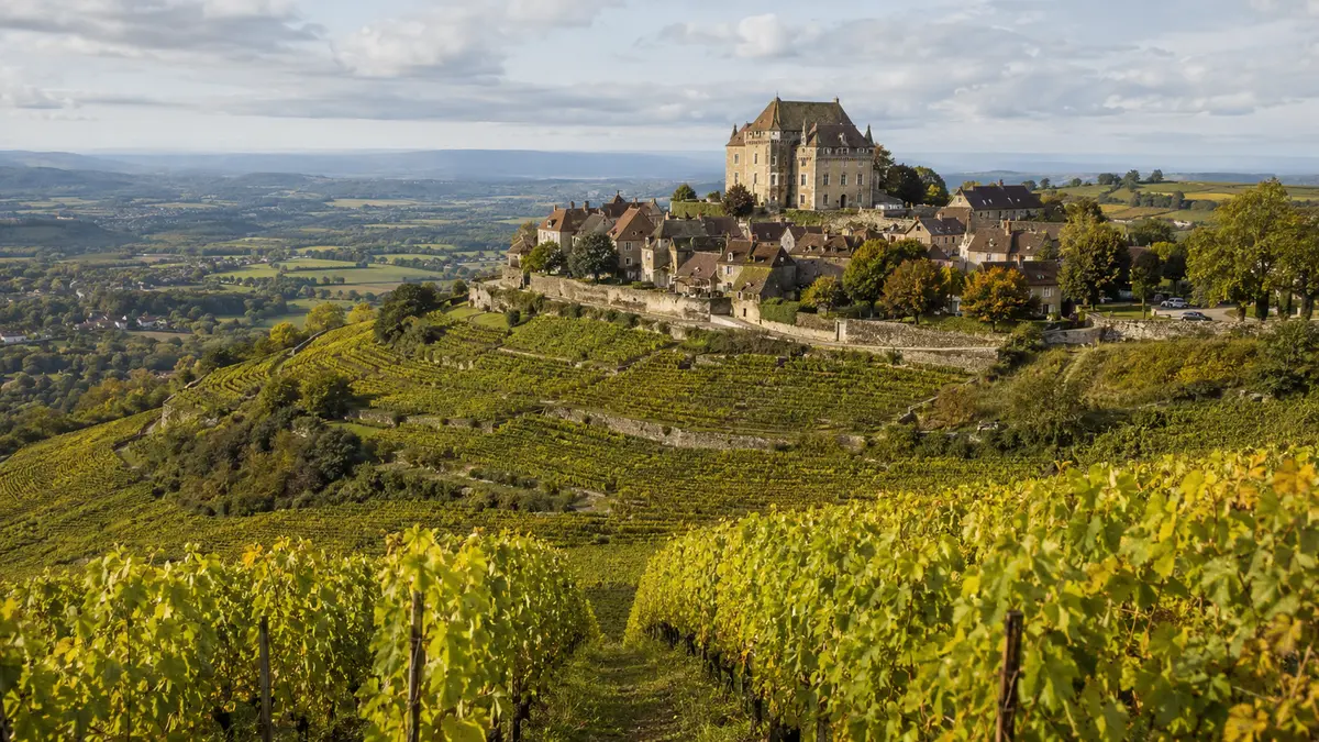 Village de Château-Chalon en Bourgogne–Franche-Comté