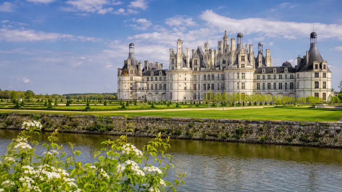 Château de Chambord dans la région Centre-Val de Loire