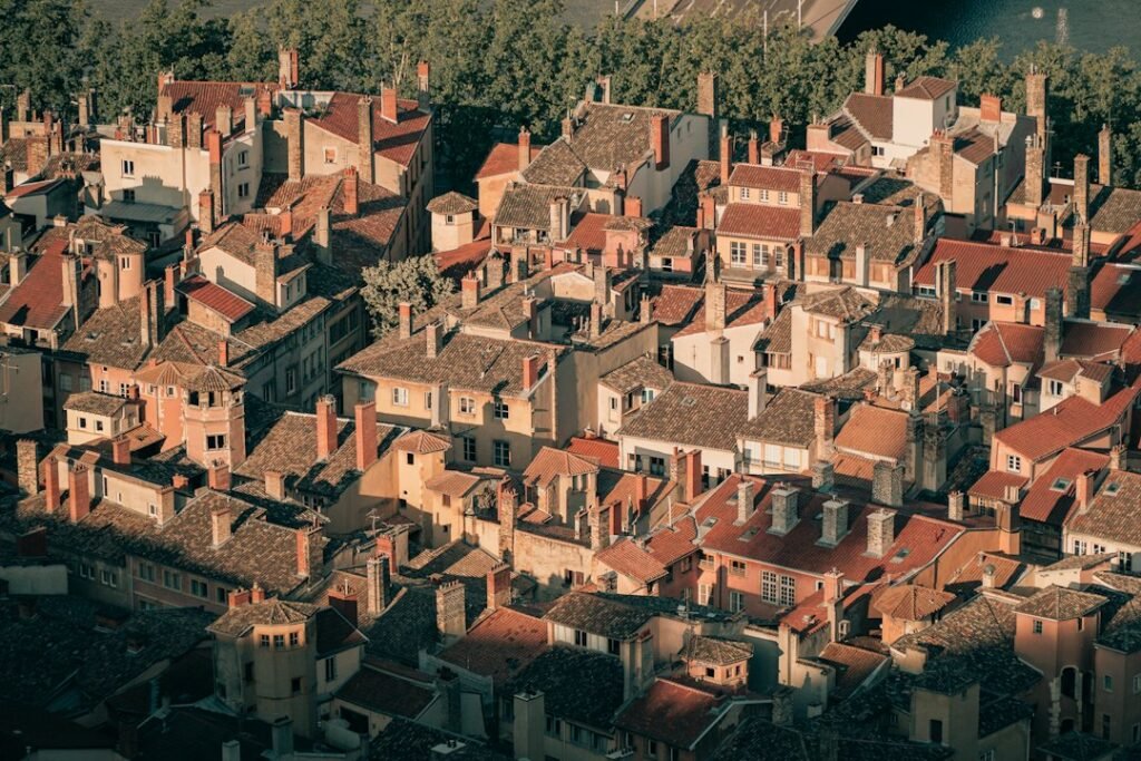 Façades colorées du Vieux-Lyon