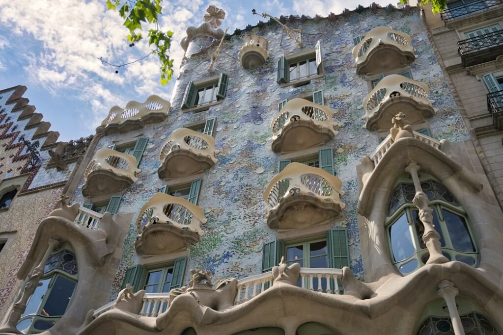 Façade de la Casa Batlló à Barcelone