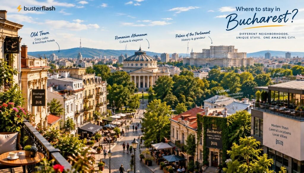 Où loger pendant Bucarest en 3 jours : les quartiers