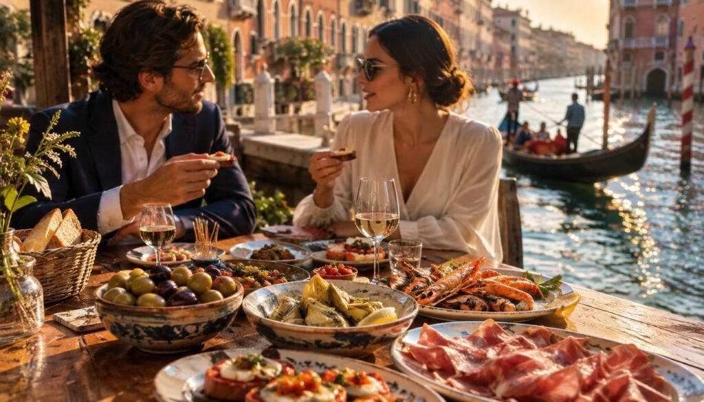Spécialités à goûter pendant Venise en 3 jours : bacari et cicchetti