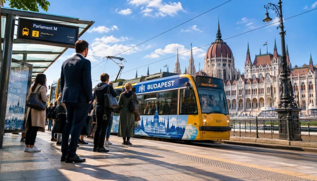 Se déplacer en transports publics pendant Budapest en 3 jours