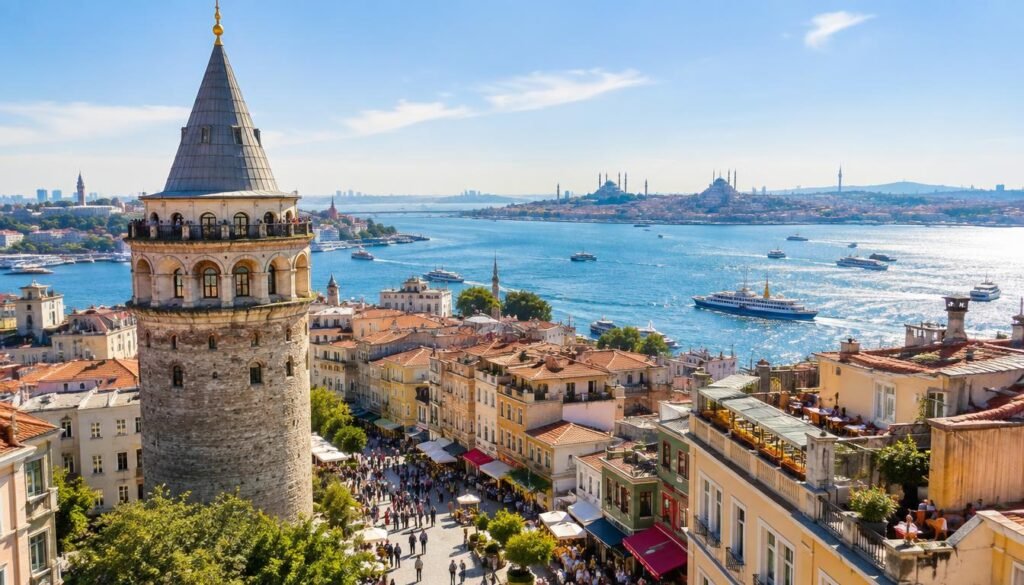 Vue depuis la tour de Galata pendant Istanbul en 3 jours